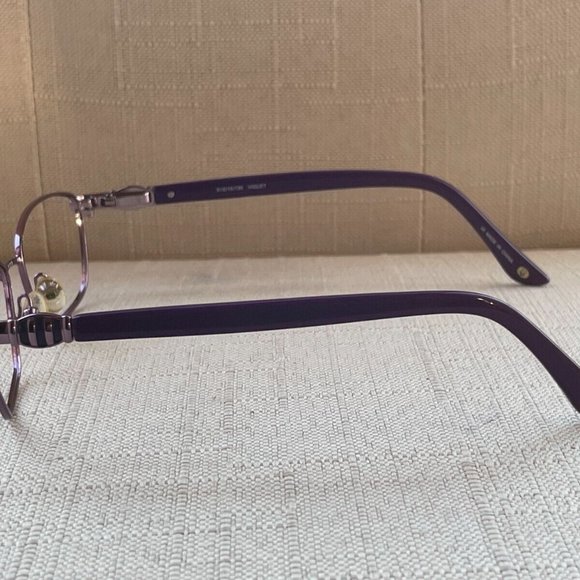 Bulova Women Eyeglasses Voilet Tone Glasses PIEDMENT 51[]15 135 Frame main image 6